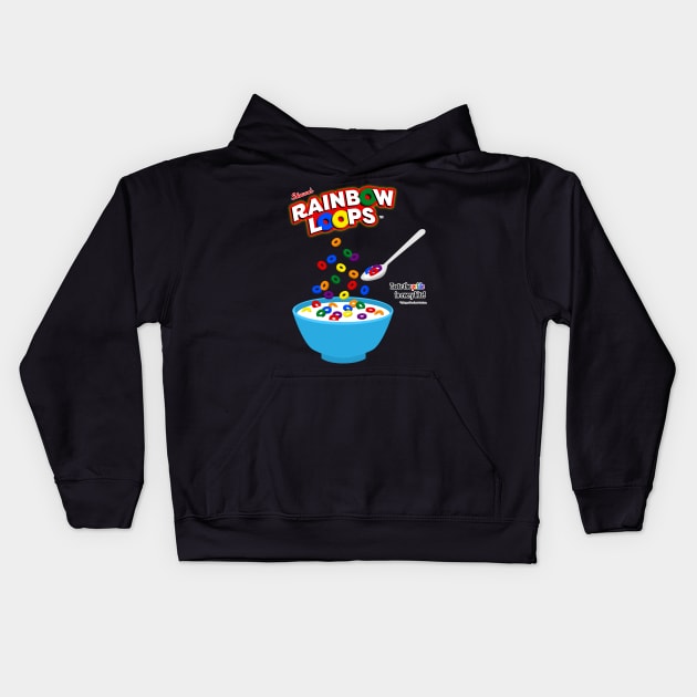 Rainbow Loops Kids Hoodie by ShawnIZJack13